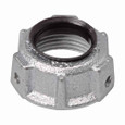Crouse-Hinds Eaton series throat bushing, Rigid/IMC, Insulated, Malleable iron, 105°C, Threaded, 1-1/2"