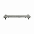 Crouse-Hinds Eaton series Condulet Form 7 wedge nut cover with integral gasket, Sheet steel, 1"