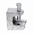 Crouse-Hinds Eaton series rigid/IMC beam clamp/insulator support, 1" base size, 3/4" jaw opening size, Malleable iron, 1/4"-20 tapped holes