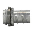 Crouse-Hinds Eaton series screw-in type connector, FMC, Straight, Non-insulated, Zinc die cast, 1"