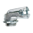 Eaton Crouse-Hinds series FMC clamp type connector, FMC, 90° angle, Non-insulated, Malleable iron, 1-1/4"