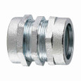 Crouse-Hinds Eaton series CPR compression coupling, Rigid/IMC, Malleable iron, Compression type, 1/2"