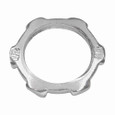 Crouse-Hinds Eaton series thin construction locknut, Rigid/IMC, Steel, 3-1/2"