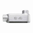 Crouse-Hinds Eaton series Condulet Form 5 conduit outlet body, Malleable iron, LB shape, Built-in rollers, 3"
