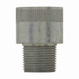 Crouse-Hinds Eaton series REA adapter, Rigid/IMC, End 1: 1/2" NPT, End 2: 3/4" NPT, Gender end 1: male, Gender end 2: female, Steel