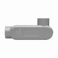 Crouse-Hinds Eaton series Condulet Series 5 conduit outlet body, Rigid/IMC, Copper-free aluminum, LL shape, 2-1/2"