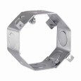 Crouse-Hinds Eaton series Octagon Concrete Box, 4", 2-1/2", Steel, 1/2" and 3/4" single row, 29.0 cubic inch capacity