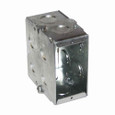 Crouse-Hinds Eaton series Masonry Box, 1/2", 3/4", 2-1/2", 1/2", 3/4", Steel, Single-gang, 1/2", 3/4", Gangable, 15.5 cubic inch capacity