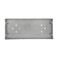 Crouse-Hinds Eaton series Gang Box, 1/2", 3/4", 1-5/8", 1/2", 3/4", Steel, Four-gang, 1/2", 3/4", 70.0 cubic inch capacity