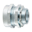 Crouse-Hinds Eaton series CPR compression connector, Rigid/IMC, Straight, Non-insulated, Malleable iron, 1-1/2"