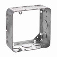 Crouse-Hinds Eaton series Square Extension Ring, 4-11/16", Natural, Drawn, 2-1/8", Steel, 1/2", 3/4", 42.0 cubic inch capacity