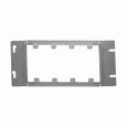 Crouse-Hinds Eaton series Gang Box Cover, Raised surface, Steel, Four-gang, 18.3 cubic inch capacity