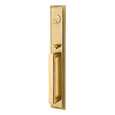 Emtek 4212 Melrose Single Cylinder Entrance Handleset - Brass Tubular