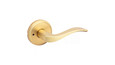 Kwikset KWI-730SEL Sedona Lever Privacy Door Lock with 6AL Latch and RCS Strike