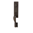 Emtek Emtek 451512 Rectangular Monolithic Entrance Handleset - Sandcast Bronze Tubular - Single Cylinder EMTEK-451512