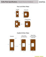 Emtek Emtek 451512 Rectangular Monolithic Entrance Handleset - Sandcast Bronze Tubular - Single Cylinder EMTEK-451512