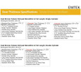 Emtek Emtek 451512 Rectangular Monolithic Entrance Handleset - Sandcast Bronze Tubular - Single Cylinder EMTEK-451512