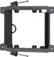 Arlington Industries Nail on, Two gang, Low Voltage mounting bracket for new construction on wood studs. Built in loop to tie off cable.