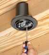 Arlington Industries L-shaped fan and fixture vapor box. 70lb fan, 200lb fixture rated for 1/2" or 5/8" drywall. 18.3 cu. 2 Hour Fire Rating. Flange forms a protective barrier against air infiltration.