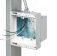 Arlington Industries Recessed Steel TV BOX. For new or existing construction. Comes with low divider. Color White.