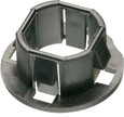 Arlington Industries 1/2" All Plastic snap-in type for knockouts.