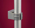 Arlington Industries Strut Clip for conduit on Arlingtons non metallic quicklatch pipe hangers. For 1/2" Liquid Tight, 1/2" Flex, 1/2" ENT, 1/2" copper pipe.