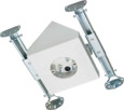 Arlington Industries Fan and fixture mounting box for new construction. Fits catheadral ceilings up to 80 degrees or larger. 70lb, 200lb fixture. Paintable textured finish. 14.5 cu. 8" square mounting surface handles fans with larger canopies. Expand