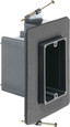 Arlington Industries Versatile non conductive outlet box for new construction, single gang screw on. 22 cu inches.