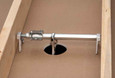 Arlington Industries Steel fan and fixture box with adjustable mounting bracket for exisiting construction. Adjusts from 16" to 24" on center spacing. 2" deep box. 20.0 cu.