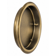 Don-Jo 125 Finger Pull 2-1/8" Diameter Zinc Flush Pull for Sliding and Barn Doors