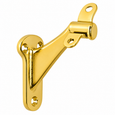 Don-Jo 135 Handrail Bracket, 2-1/4" Length x 1-1/4" Width, Brass Commercial Door Hardware