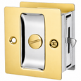 Don-Jo PDL-101 Pocket Door Lock Privacy Function in Brass
