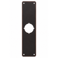 Don-Jo RP-13515 Remodeler Plate 15" x 3-1/2" 613 Oil Rubbed Bronze finish, 0.032 gauge, 2-1/8" bore hole, four corner mounting holes