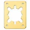 Don-Jo RP-13545 Remodeler Plate 4-1/2" x 3-1/2" 0.032 Gauge Commercial Door Trim