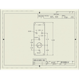 Don-Jo RP-E2000 Remodeler Plate 14" x 5" 0.032 Gauge for Commercial Door Modernization