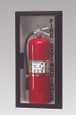 Larsens Gemini Series 24096R-10LB Capacity -Non Fire Rated - Aluminum Surface Mountes Frameless Acrylic Door Cabinets