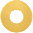 Don-Jo DSP-135 Scar Plate for Deadbolt Collars, 3-1/2" Diameter, 0.032 Gauge