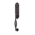 Emtek Emtek 461111 Monolithic with Lafayette Grip Entrance Handleset - Wrought Steel Tubular - Single Cylinder EMTEK-461111