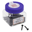 Metallics 6 x 1-1/4 in. Bugle Head Phillips Drywall Screws - Steel Black Phosphate - Fine Threads - 100qty