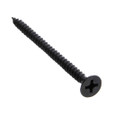 Metallics 8 x 2-1/2 in. Bugle Head Phillips Drywall Screws - Steel Black Phosphate - Fine Threads - 100qty