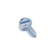 Metallics 10 x 1-1/2 in. 5/16 Indented Hex Head Slotted Sharp Point Tapping Screws - Steel Zinc - 100qty