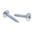 Metallics 8 x 1/2 in. Wafer Head Phillips Sharp Point Drywall Screws - Steel Zinc - 100qty