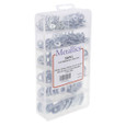 Metallics Washer Kit 485-Pc Flat St-zn