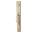 Emtek 453636 Rectangular Full Length Grip by Grip Entrance Handleset - Sandcast Bronze Tubular - Single Cylinder