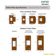 Emtek 453212 Denver Grip by Grip Entrance Handleset - Sandcast Bronze Tubular - Single Cylinder
