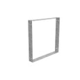 Milbank Wireway Connector Non UL Listed 10x10 Wireway Hinge And Screw Cover ANSI 61 Gray Steel