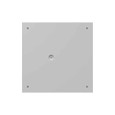 Milbank 12x6x12 Screw Cover Type 1 UL Listed Steel Knockouts ANSI 61 Gray Cover With Teardrop Slots Mounting Holes In Back