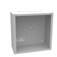 Milbank 12x6x12 Screw Cover Type 1 UL Listed Steel Knockouts ANSI 61 Gray Cover With Teardrop Slots Mounting Holes In Back