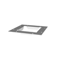 Milbank Wireway End Flange Type 1 4X4 Screw Cover ANSI 61 Gray Steel