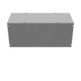Milbank 10x24X10 Screw Cover Wireway Type 1 UL Listed Steel No Knockouts ANSI 61 Gray